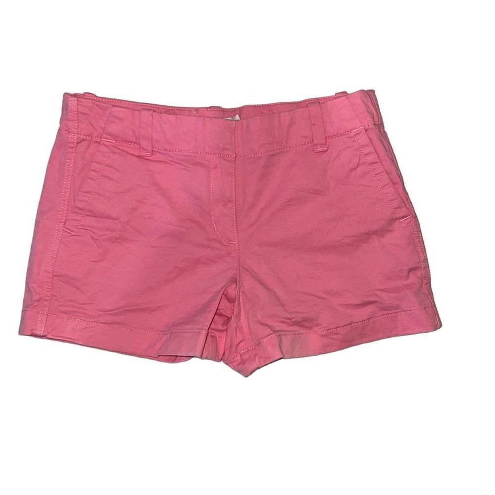 Vineyard Vines Girls Solid Pink Shorts Adjustable Waist sz 12 Preppy Coastal